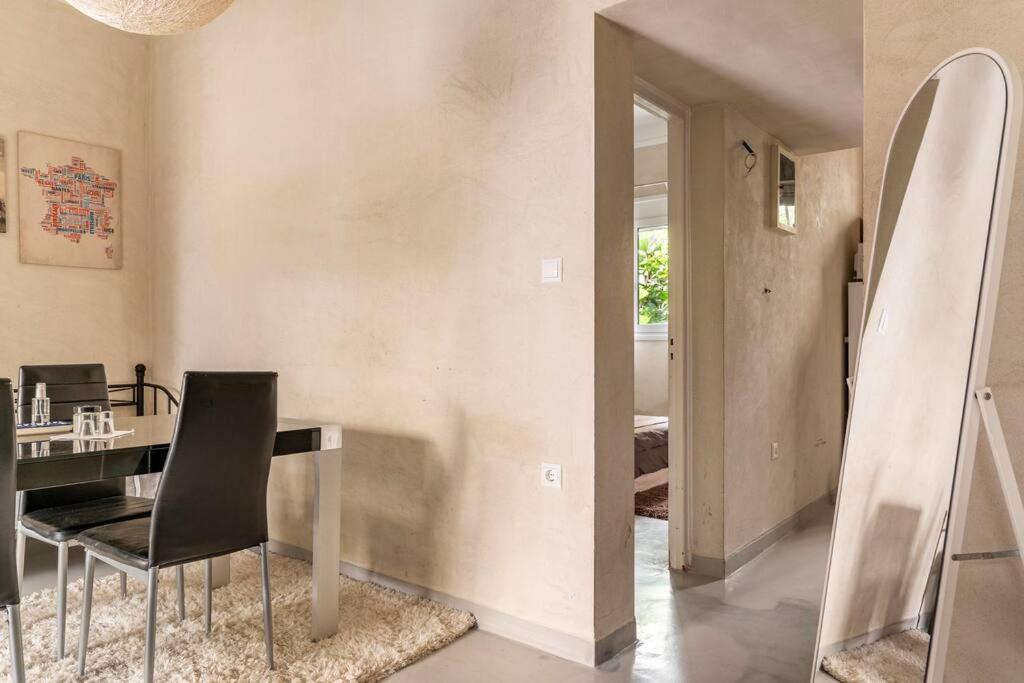 Cute Full Apt W/Backyard In Paleo Faliro Athena Bagian luar foto