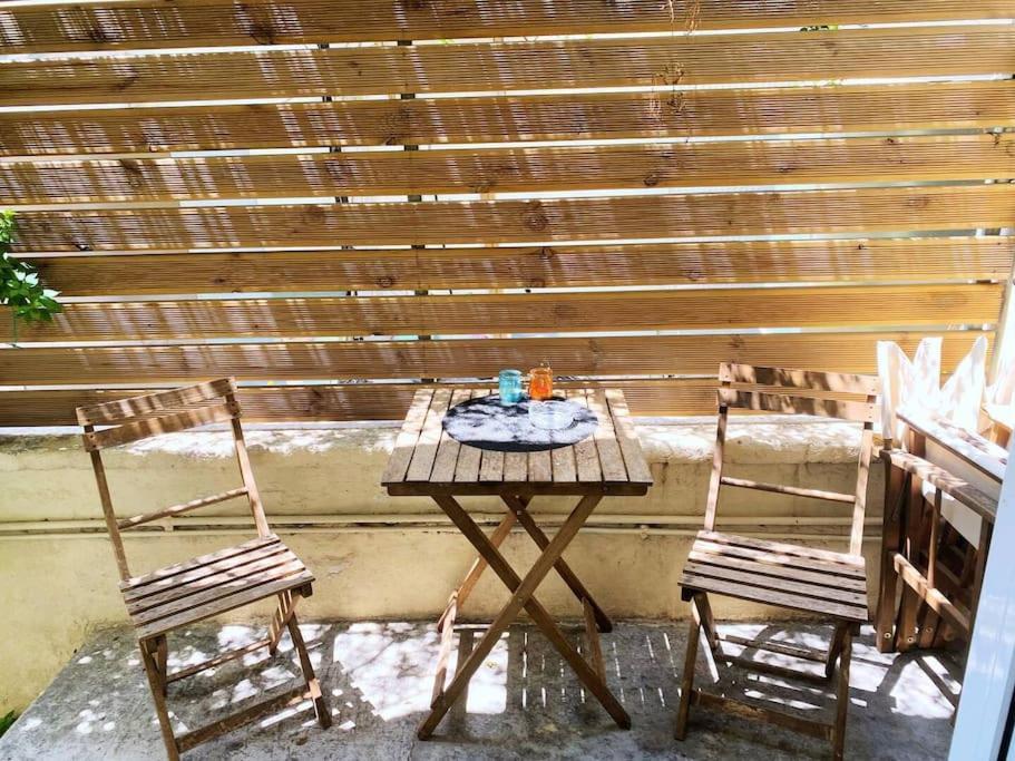 Cute Full Apt W/Backyard In Paleo Faliro Athena Bagian luar foto